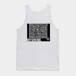 Wyoming Map Tank Top